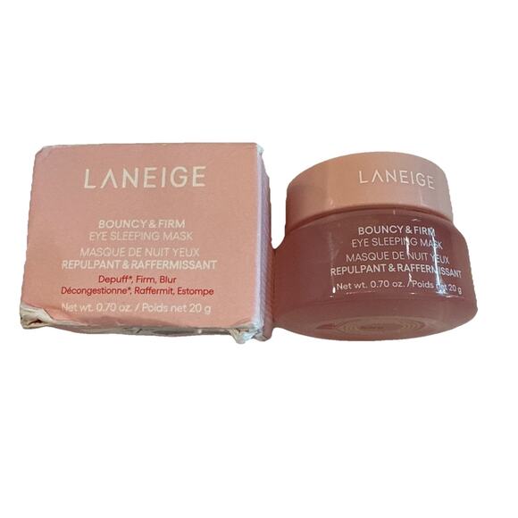 Laneige Bouncy & Firm Eye Sleeping Mask Peony 0.70oz New Broken Seal. - Picture 1 of 3
